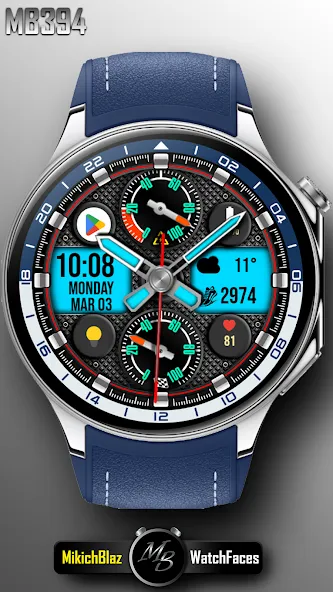 Hybrid Watch Face MB394 screenshot 3