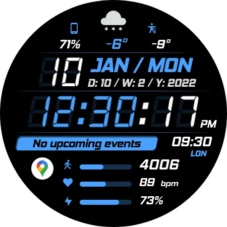 WFP 242 Sporty watch face screenshot 38