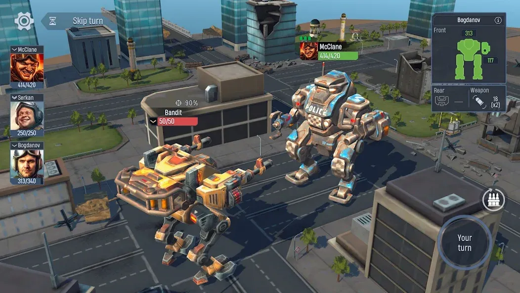 Concern: Mech Robôs de Guerra screenshot 1