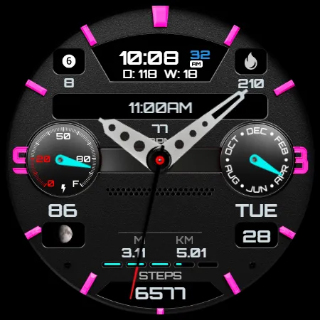 T002 BASILEUS Hybrid WatchFace screenshot 15