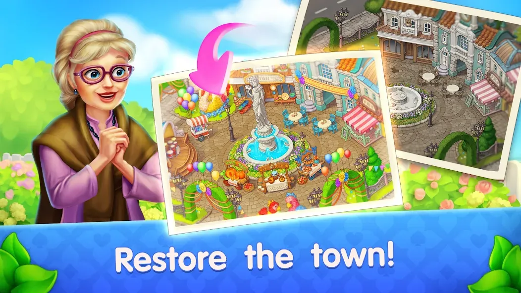 CityMix Solitaire TriPeaks screenshot 4