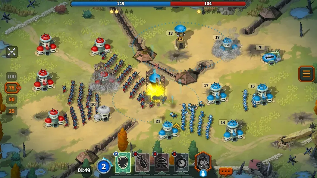 Bunker Wars: Jogo RTS screenshot 8