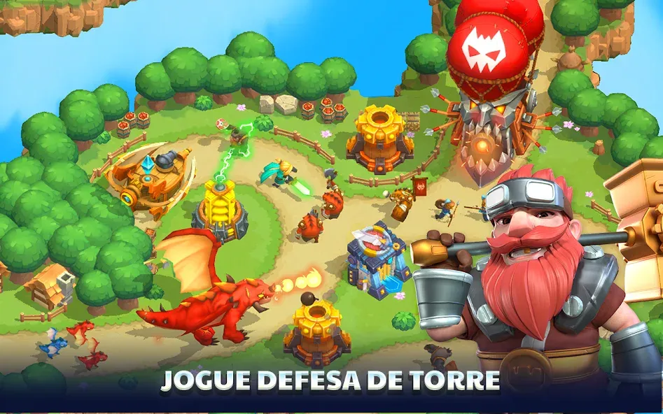 Wild Sky TD: Tower Defense RPG screenshot 9
