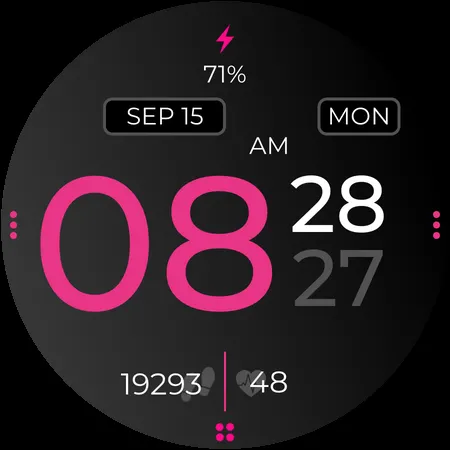 Digital Time Watch Face screenshot 12