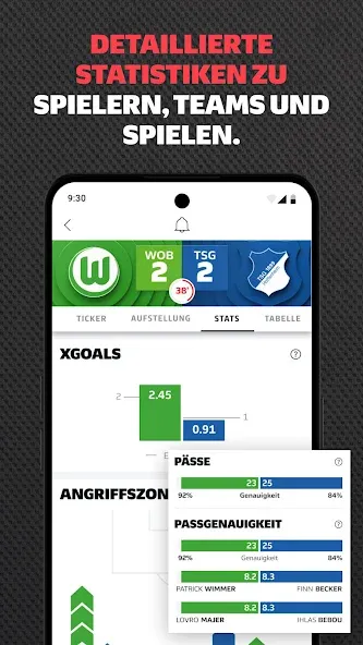 Bundesliga: Fußball Liveticker screenshot 5