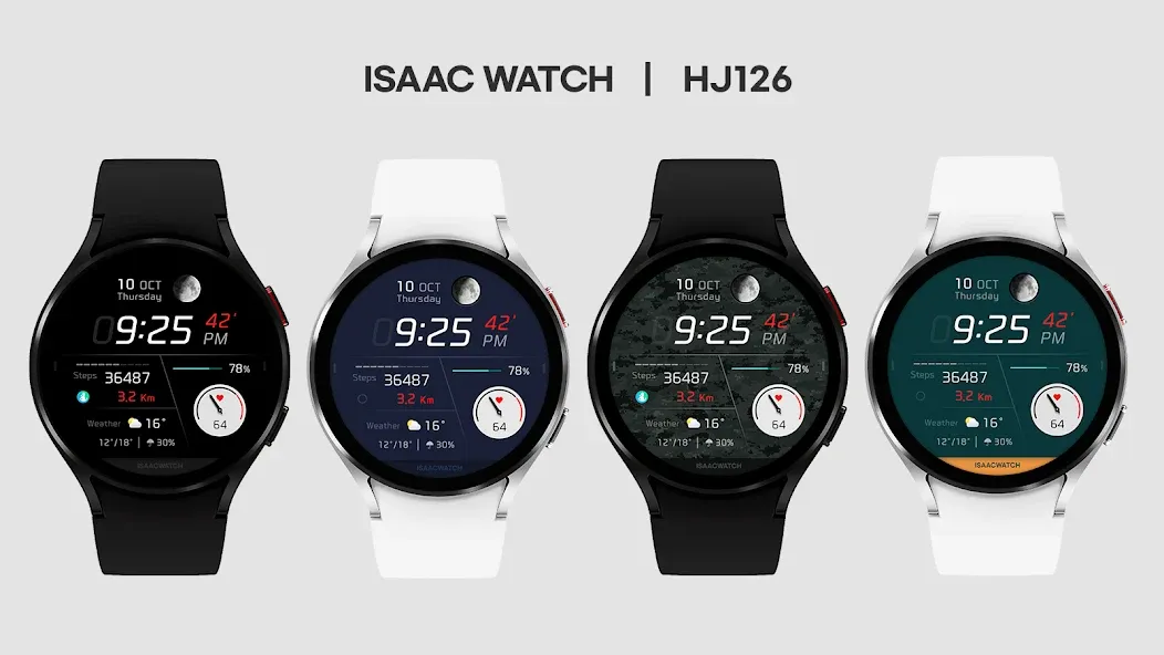 ISAAC WATCH HJ126 Digital screenshot 5