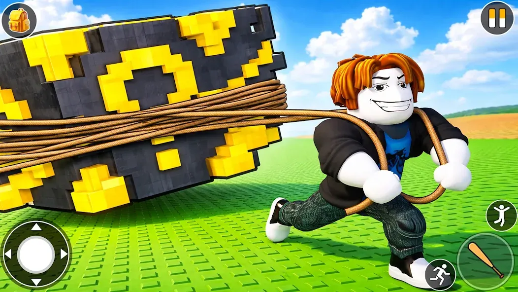 Pull Lucky Blocks Game 3D screenshot 5