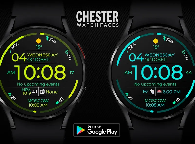 Chester Infinity watch face screenshot 1