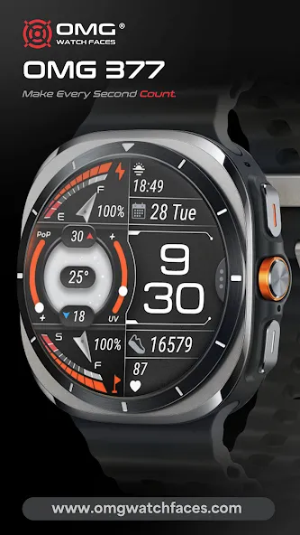 OMG 387 Weather Watch Face screenshot 5