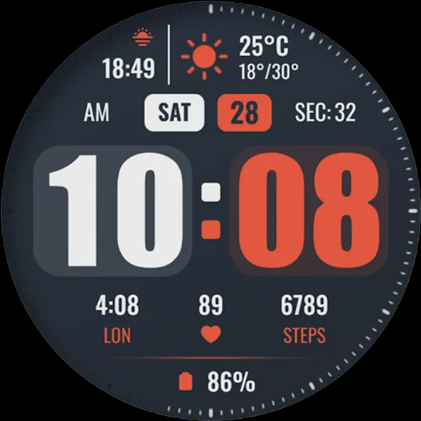 Watch face 10h08.com #145 screenshot 32