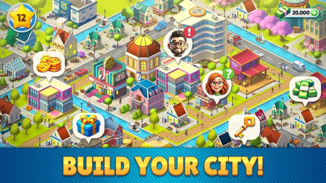 Cozy Town: Design a City Sim screenshot 3