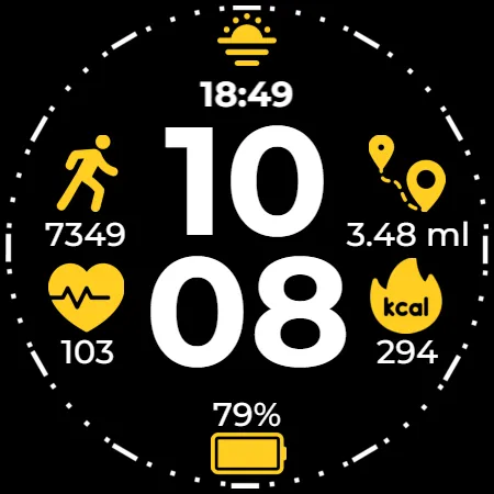 CC Clean 18 Watch Face screenshot 10