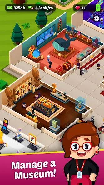 Idle Museum Tycoon: Art Empire screenshot 2