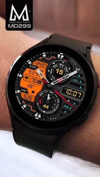 MD299 Analog watch face screenshot 4