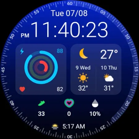 MIMIX Simple Weather Watchface screenshot 25