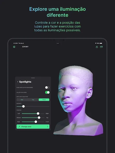 Head Model Studio - Arte 3D screenshot 16
