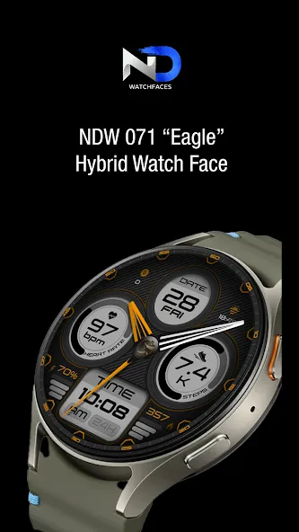 Hybrid Watchface — NDW071 screenshot 17