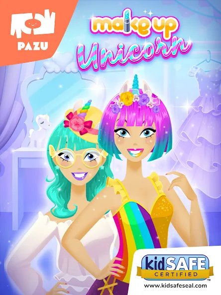 Makeup girls unicorn dress up screenshot 7