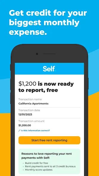 Self Is For Building Credit screenshot 4