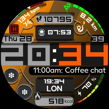 Digital Watch Face CRC079 screenshot 9