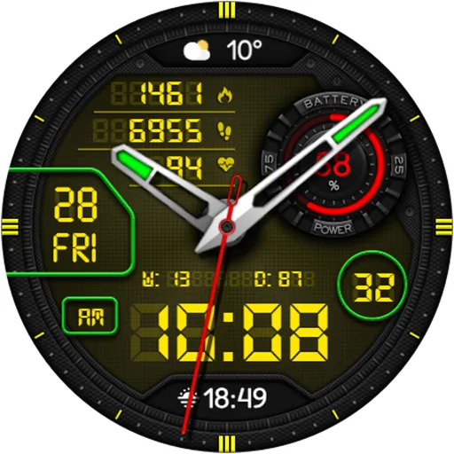 Hybrid PIKANT Watch face screenshot 16
