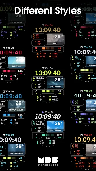 MDS01 Digital Watch Face screenshot 7