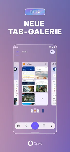 Opera Browser beta mit KI screenshot 1