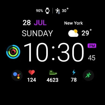 MIMIX Digital Sp02 Watchface screenshot 18