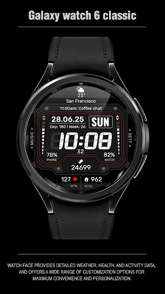 WFP 151 Old school watch face screenshot 6