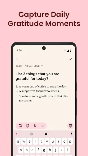 Gratitude: Self-Care Journal screenshot 3