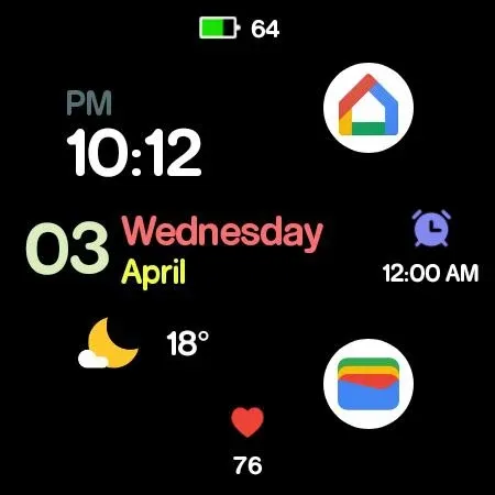 Jacknight - watch face screenshot 22