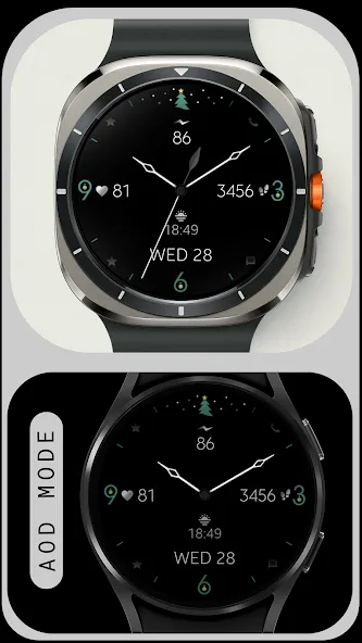 Minimal Christmas Watch Face screenshot 5