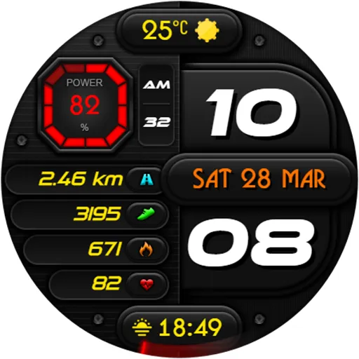 DIGI SCANDUL CTS84 Watch face screenshot 24