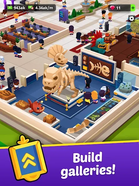 Idle Museum Tycoon: Art Empire screenshot 9