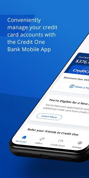 Credit One Bank Mobile screenshot 1