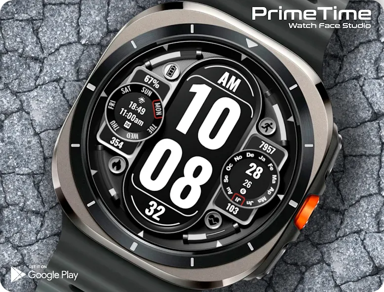 PT11 Digital Watch Face screenshot 1