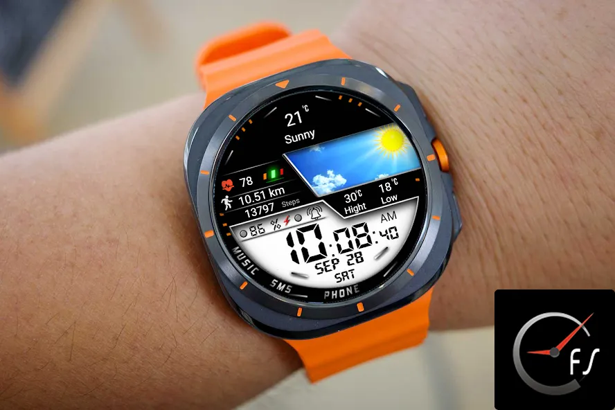 Weather w269 Watchface screenshot 4