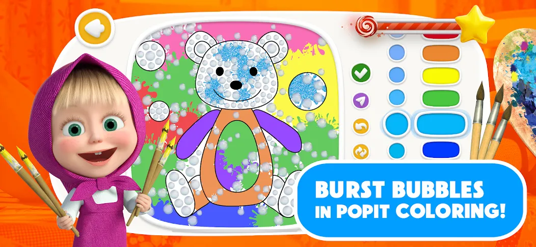 Masha and the Bear: Art Games screenshot 8