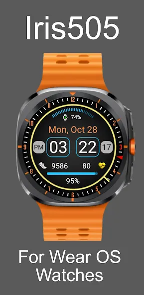 Iris505 Digital Watch Face screenshot 9