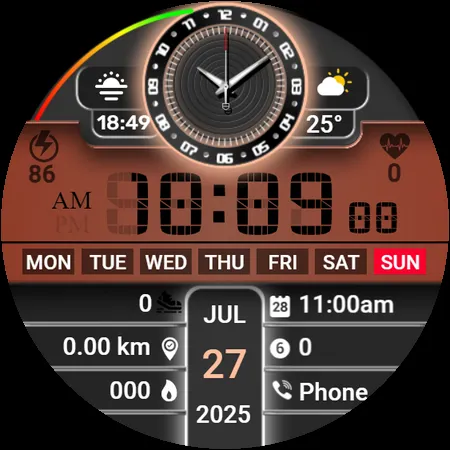 SY18 Watch Face for Wear OS screenshot 29