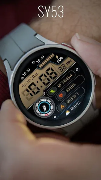 SY53 Watch Face for Wear OS screenshot 4
