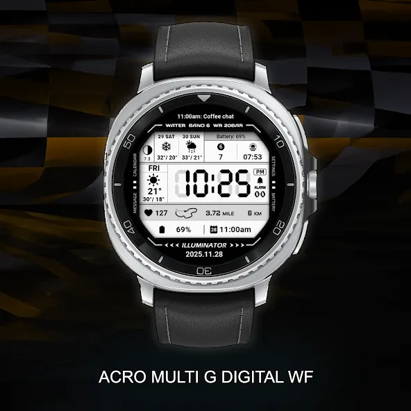 ACRO Multi G Digital Watchface screenshot 4