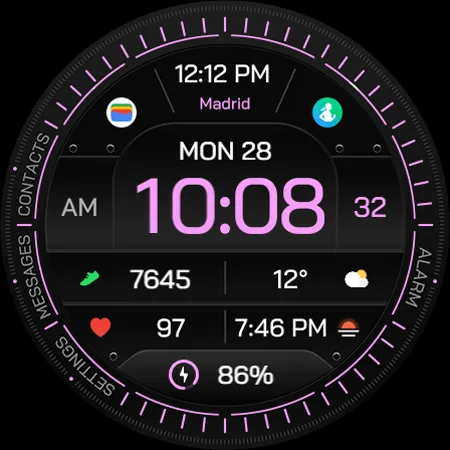 TVV Digital 7 Watch Face screenshot 11