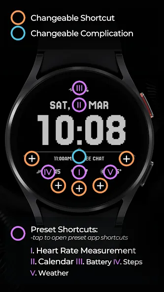TVV Minimal 9 Watch Face screenshot 4