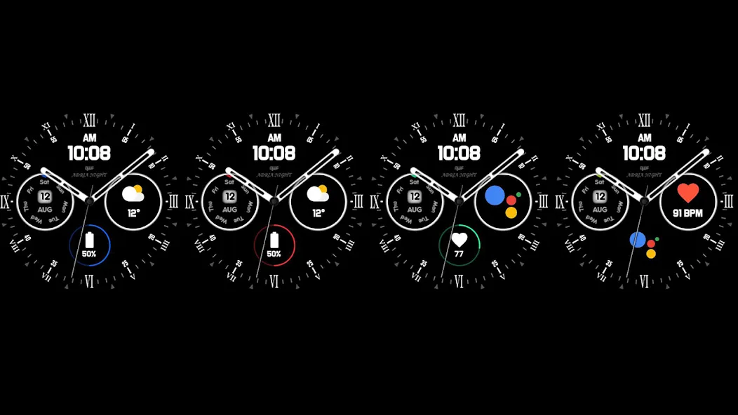 Adria Night - watch face screenshot 16