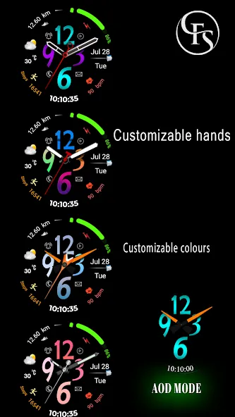 Hybrid FSW309 Watchface screenshot 5