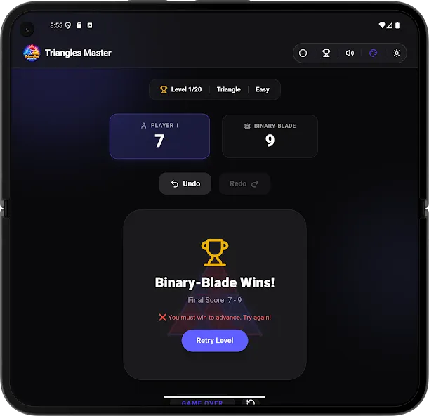 Triangles Master Ai Offline screenshot 23