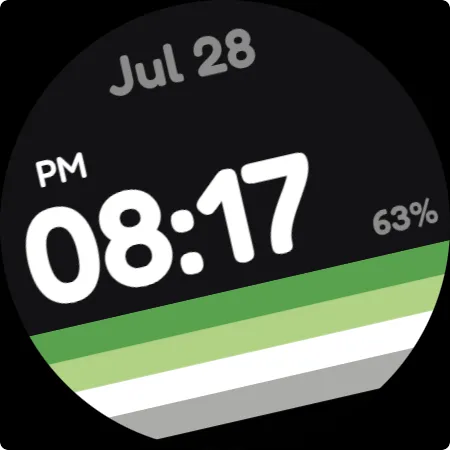 Simple Queer Watch Face screenshot 12