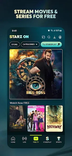 STARZ ON screenshot 2