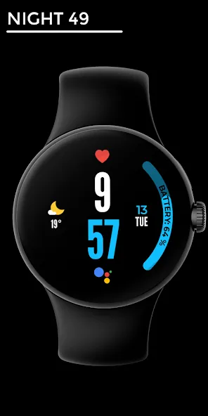 Night 49 - watch face screenshot 1